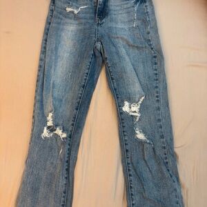 Fashion Nova Classic Blue Straight Leg Jeans
